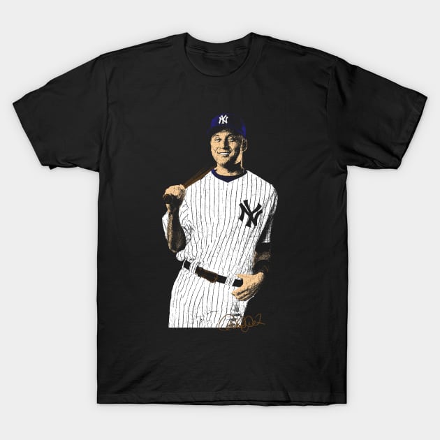 Derek Jeter T-Shirt by kennethketch